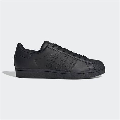 super star adidas zwart|Adidas superstar shoes black.